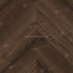 Каменно-полимерный ламинат SPC Alpine Floor Chevron Alpine ECO 18-12 Дуб Мокка Chevron замок 4V-Groove фаска 600х127х5 мм 43 класс упаковка 1.6764 м2 16 кг