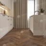Заказать Каменно-полимерный ламинат SPC Alpine Floor Chevron Alpine ECO 18-13 Дуб Коричневый Chevron замок 4V-Groove фаска 600х127х5 мм 43 класс упаковка 1.6764 м2 16 кг 