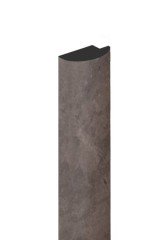 Финишный молдинг для стеновых панелей HiWood LF140B BR492 12х26 мм под дерево 2,7 м