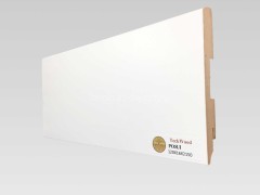 Напольный плинтус МДФ Teckwood Белый Роял 120х16х2150 мм