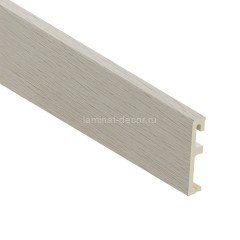 Плинтус для пола ПВХ 80 мм SALAG ALPHA Chateau AP8199 под дерево 2.4 м