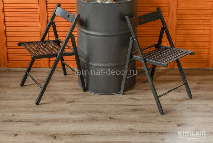 Заказать Виниловый ламинат замковый Vinilam Click 8838-EIR дуб дамп 3,7 мм 