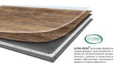 Виниловый ламинат замковый Vinilam Click 8838-EIR дуб дамп 3,7 мм