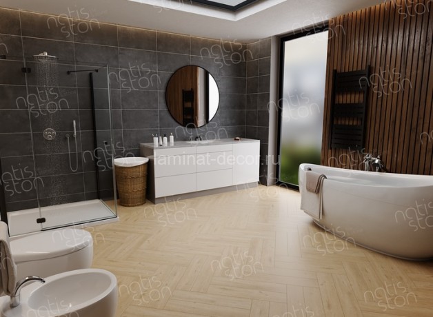 Заказать SPC ламинат NatisSton Rubis Stetinden 5003-05 43 класс 600х125 под дерево 3,5 мм