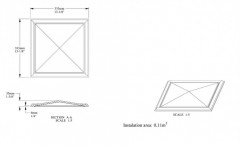 Декоративная 3D стеновая панель 333х333 мм Orac Decor 3D W123