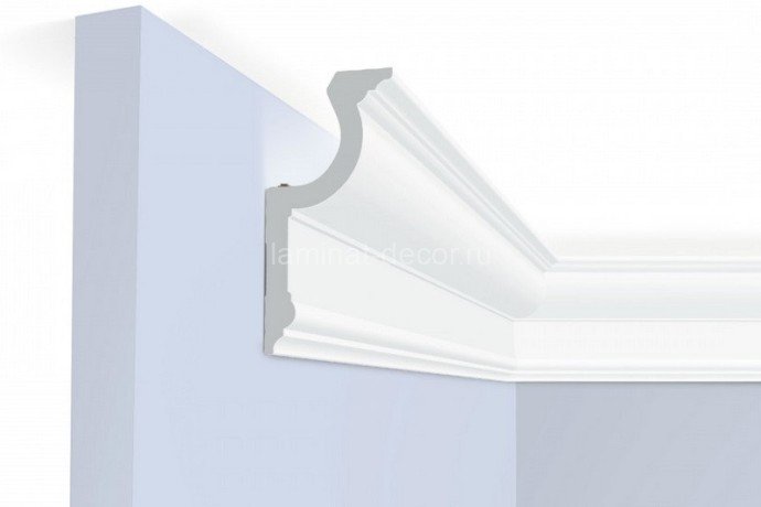 Заказать Потолочный плинтус 55х115 мм Hiwood A127 белый 2м 