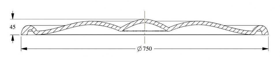 Заказать Потолочная розетка Orac Decor Purotouch R27 диаметром 75 см