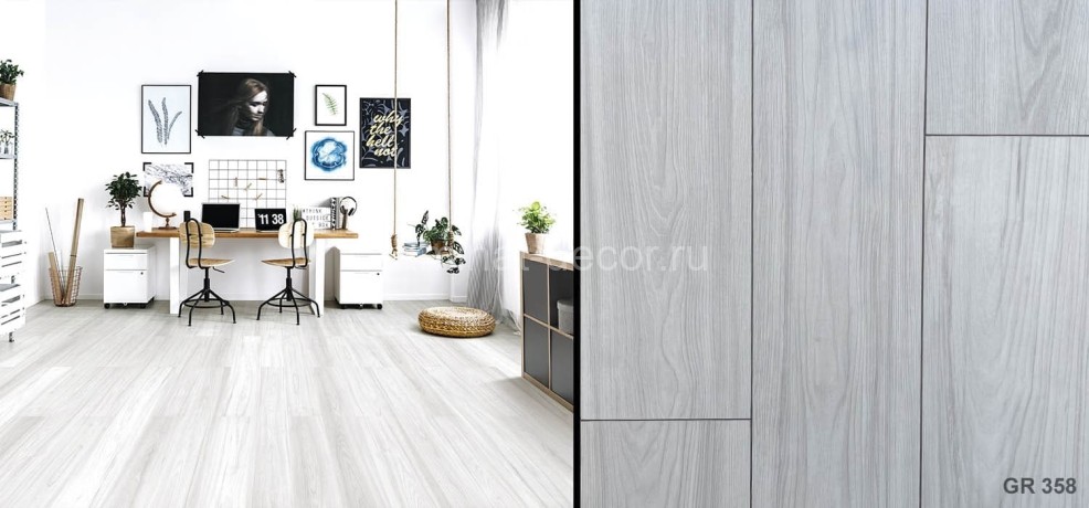 Заказать Ламинат Peli Grand GR-358 Каньон Грей 