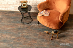 Виниловый ламинат клеевой Ceramo Vinilam XXL Stone Glue 71617 керамическая сталь 2,5 мм