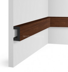 Молдинг 40х20 мм Hiwood LB40 BR396 под дерево 2,7м