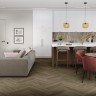 Заказать Ламинат SPC Damy Floor London Оксфорд 200410EL-12 615 х 123 мм 43 класс 14 шт - 1,059 м2 4 мм
