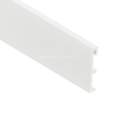 Заказать Плинтус для пола ПВХ 100 мм SALAG ALPHA Bialy AP11U1 белый 2.4 м 