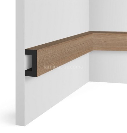 Заказать Молдинг 40х20 мм Hiwood LB40 BR417 под дерево 2,7м