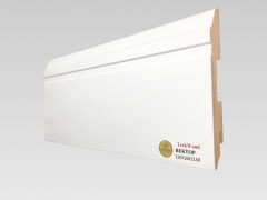 Напольный плинтус МДФ Teckwood Белый Вектор 120х16х2150 мм