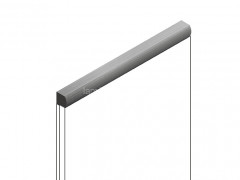 Декоративный молдинг для стен и потолков 15х15 мм HiWood D15V2 S369 цвет под дерево 2.7м