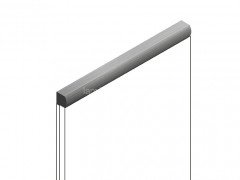 Декоративный молдинг для стен и потолков 15х15 мм HiWood D15V2 S369 цвет под дерево 2.7м