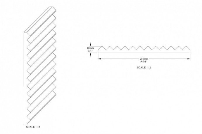Заказать Декоративная 3D стеновая панель гибкая 250х2000 мм Orac Decor 3D W108F