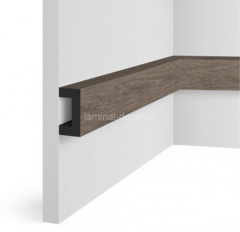Заказать Молдинг 40х20 мм Hiwood LB40 BR490 под дерево 2,7м 