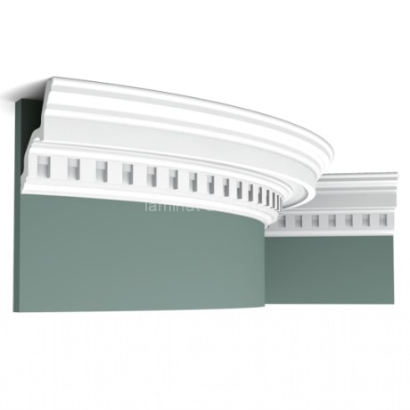 Заказать Потолочный плинтус гибкий Orac Decor C211F белый полиуретан 200x11.6x11.2 см