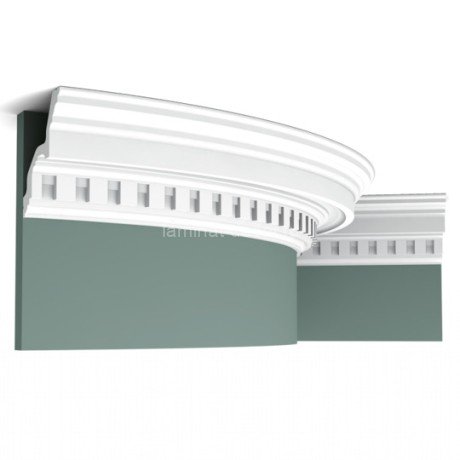 Заказать Потолочный плинтус гибкий Orac Decor C211F белый полиуретан 200x11.6x11.2 см 