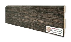 Напольный плинтус МДФ Teckwood цветной Дуб Миллениум 75х16х2150 мм