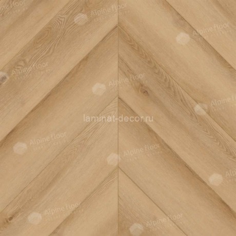 Заказать Каменно-полимерный ламинат SPC Alpine Floor Chevron Alpine ECO 18-19 Дуб Самерсет Chevron замок 4V-Groove фаска 600х127х5 мм 43 класс упаковка 1.6764 м2 16 кг 