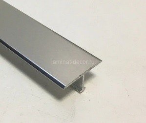 Заказать Алюминиевый Т-профиль ПТ-18/5 серебро глянец 2,7 м 