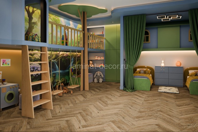 Заказать Ламинат SPC Damy Floor London Кембридж 200410EL-01 615 х 123 мм 43 класс 14 шт - 1,059 м2 4 мм 