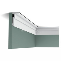 Потолочный плинтус Orac Decor CX197 белый дюрополимер 200x5x9.3 см