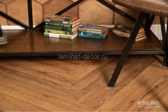Кварц-виниловая плитка Vinilam Parquet Herringbone Glue GD11210 Паркет Де Вилль 43 класс 762х152.4х2.5 мм 2.79 м2