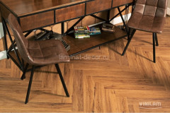 Кварц-виниловая плитка Vinilam Parquet Herringbone Glue GD11210 Паркет Де Вилль 43 класс 762х152.4х2.5 мм 2.79 м2