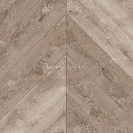 Заказать Каменно-полимерный ламинат SPC Alpine Floor Chevron Alpine ECO 18-21 Гикори Chevron замок 4V-Groove фаска 600х127х5 мм 43 класс упаковка 1.6764 м2 16 кг 