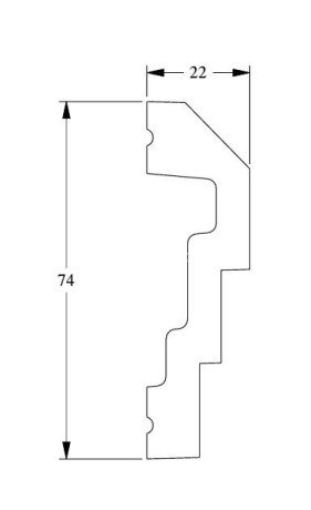 Заказать Молдинг Orac Decor Purotouch P7070 2 м