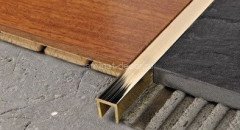 Латунный П-профиль Progress PCLOL 10 латунь полированная 2,7 м