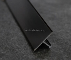 Алюминиевый Т-профиль ПТ-18/5 Черный матовый 2,7 м