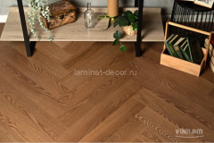 Кварц-виниловая плитка Vinilam Parquet Herringbone Glue GD11200 Паркет Винсент 43 класс 762х152.4х2.5 мм 2.79 м2