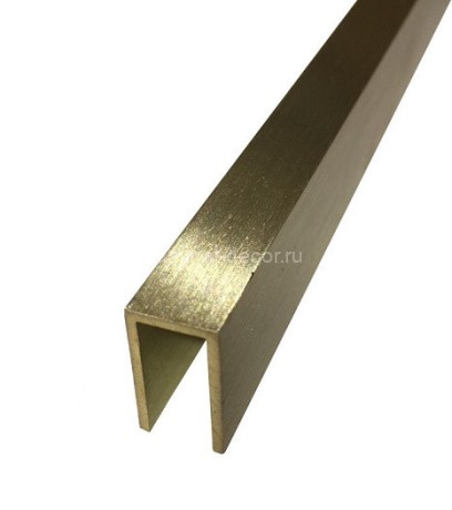 Заказать Латунный П-профиль Progress PCLOS 10 латунь шлифованная 2,7 м