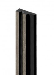 Финишный молдинг для стеновых панелей HiWood LF129A BR490NK 11х34 мм под дерево 2,7 м