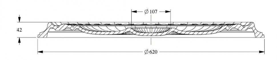 Заказать Потолочная розетка Orac Decor Purotouch R77 диаметром 62 см