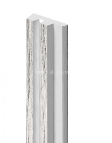 Заказать Финишный молдинг для стеновых панелей HiWood LF129A GR24N 11х34 мм под дерево 2,7 м 