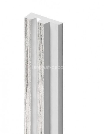 Заказать Финишный молдинг для стеновых панелей HiWood LF129A GR24N 11х34 мм под дерево 2,7 м 