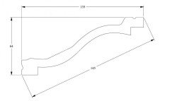 Потолочный плинтус Orac Decor Purotouch C331 2 м