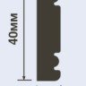 Заказать Молдинг 40х9 мм Hiwood W1040 белый 2 м 