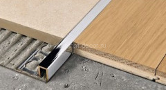 Латунный П-профиль закладной Progress PRFOC 10 латунь хромированная 2,7 м