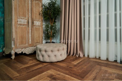 Кварц-виниловая плитка Vinilam Parquet Herringbone Glue GD11177 Паркет Версальский 43 класс 762х152.4х2.5 мм 2.79 м2