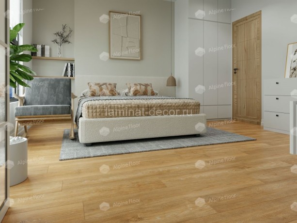 Заказать Каменно-полимерный ламинат SPC Alpine Floor Sequoia ECO 6-14 Секвойя Пуро замок 4V-Groove фаска 1220х183х4 мм 43 класс упаковка 2.23 м2 18.5 кг 