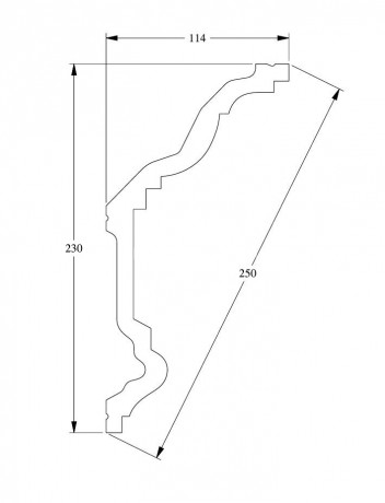 Заказать Потолочный плинтус Orac Decor Purotouch C332 2 м 