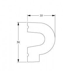 Молдинг Orac Decor Purotouch P8060 2 м