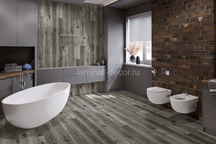 Заказать Ламинат SPC Damy Floor Family Дуб Состаренный Серый T7020-5D 1220 х 180 мм 43 класс 12 шт - 2,635 м2 4 мм 