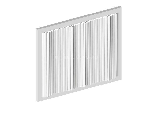 Заказать Отделочная стеновая панель 3D 240х20 мм HiWood LV241 NP GRAND белая 2.7м